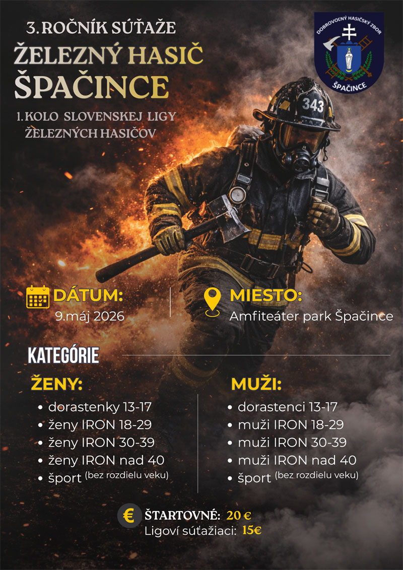 Železný hasič Špačince - 3.ročník